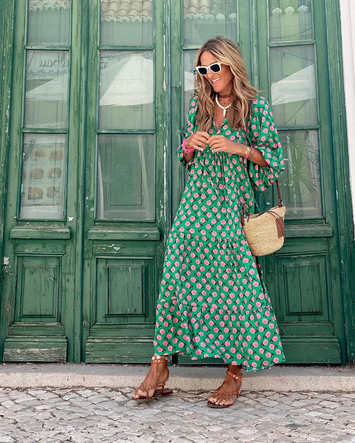 Alira | Boho Maxi Dress