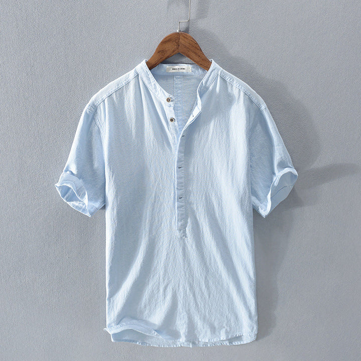 Giancarlo™ | Linen Short-Sleeve Shirt